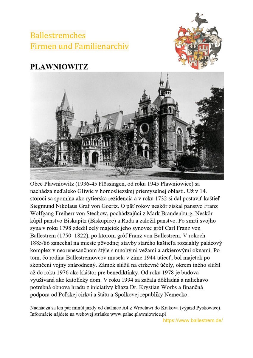 Zámok Plawniowitz page 0001