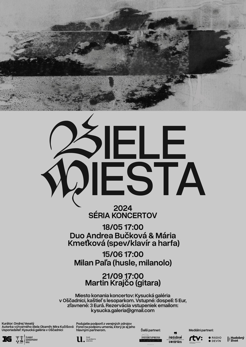 Biele miesta plagát do tlače náhľad