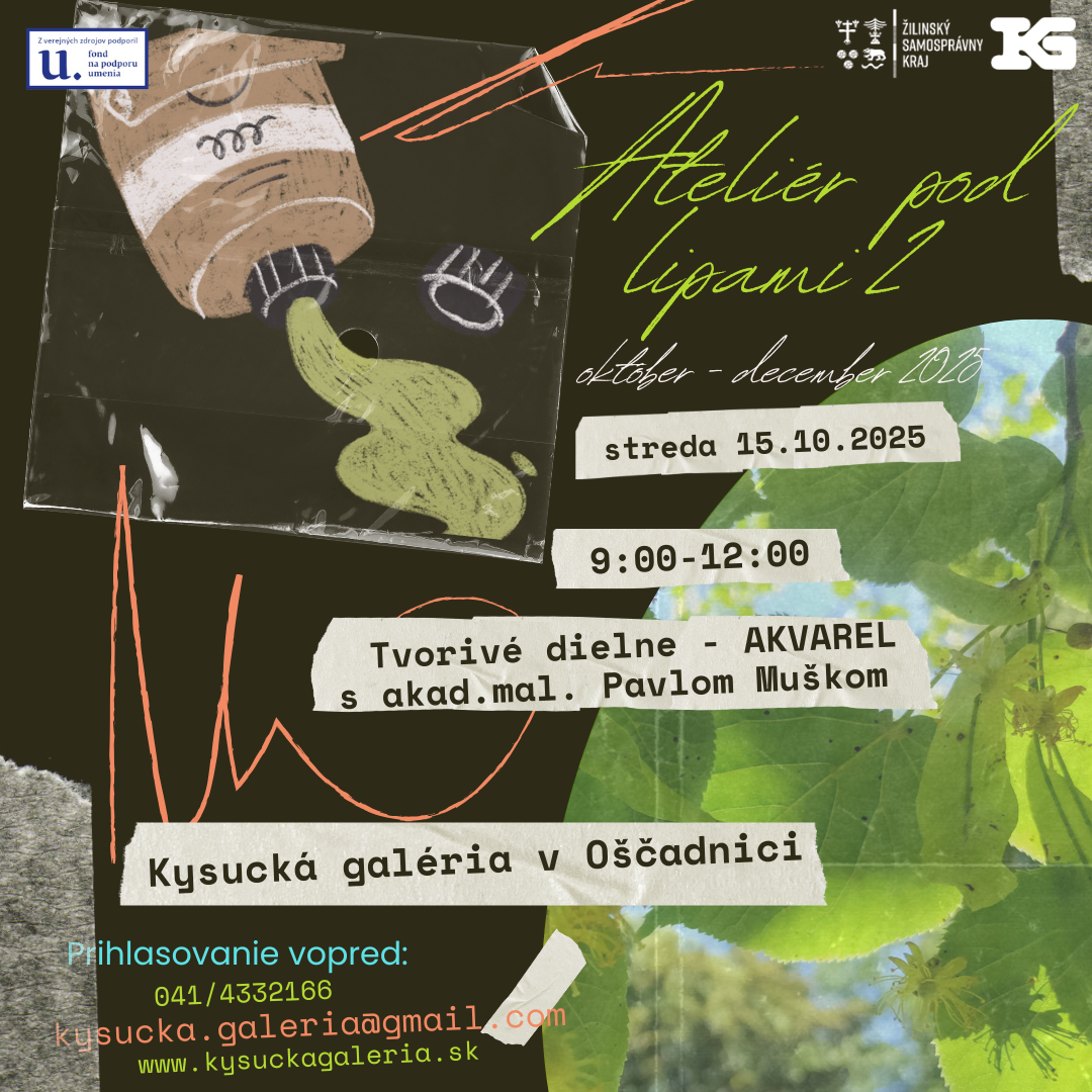 ATELIÉR POD LIPAMI 2 malý plagát P.Muška
